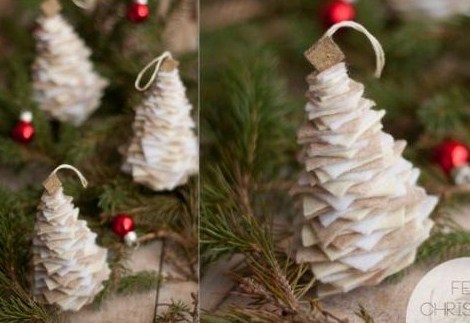 Tutoriels pour faire de petits sapins de Noël en feutrine