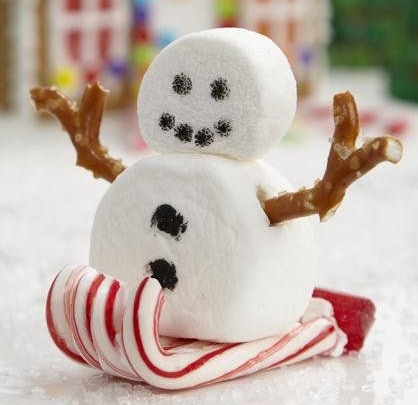 Faire le traîneau du Père Noël en friandises et sucres d'orge