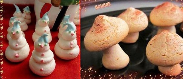 Faire des meringues de Noël