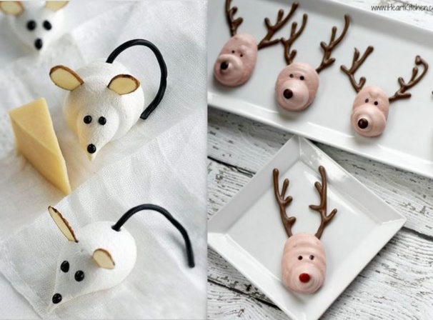 Faire des meringues de Noël