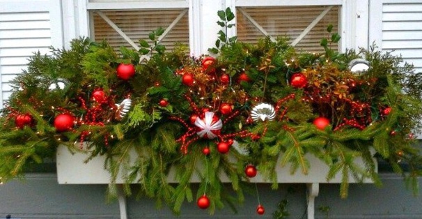 Faire une jardinière de Noël