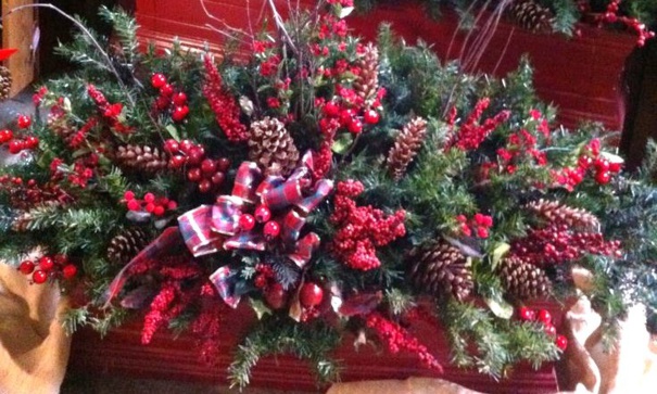 Faire une jardinière de Noël