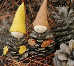 Faire des personnages en pommes de pin, modèles et tutos Faire des personnages en pommes de pin, modèles et tutos