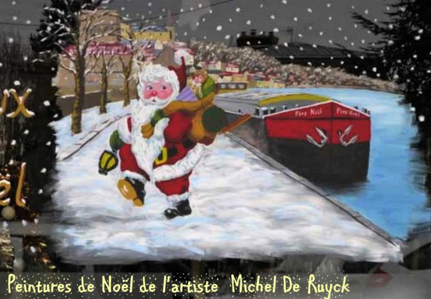Peintures de Noël sur vitres et fenêtres, modèles et tutos