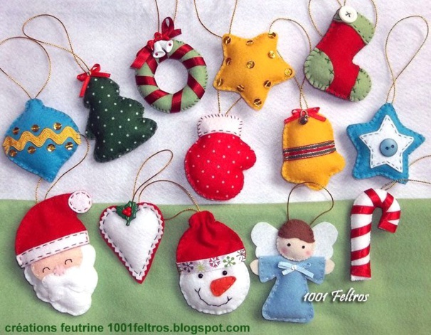 Faire un Père Noël en feutrine, des modèles, des tutos Faire un Père Noël en feutrine, des modèles, des tutos