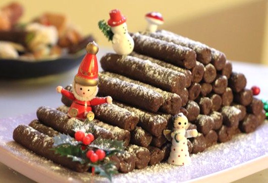 6 recettes Bûches de Noël au chocolat
