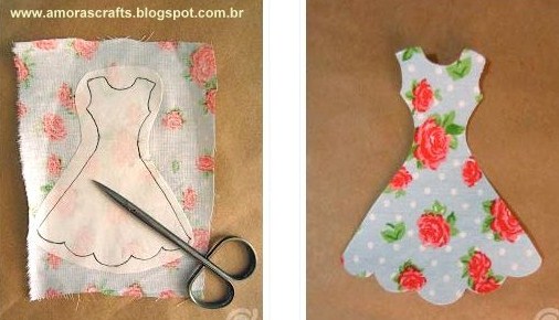 Tutoriel marque-page robe élastique