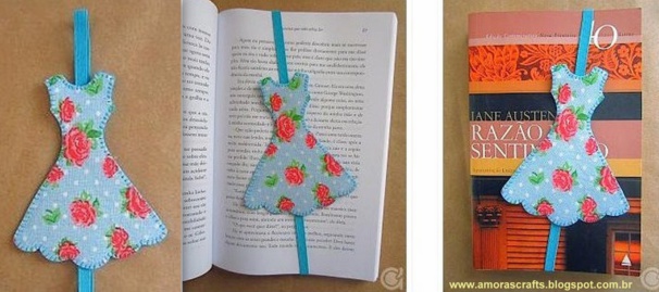 Tutoriel marque-page robe élastique Tutoriel marque-page robe élastique