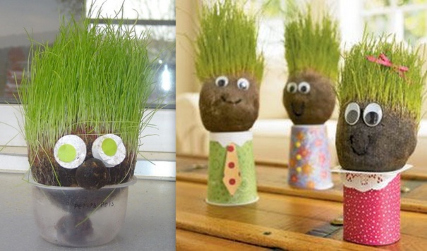 Tutoriels plantations têtes aux cheveux en herbe Tutoriels plantations têtes aux cheveux en herbe