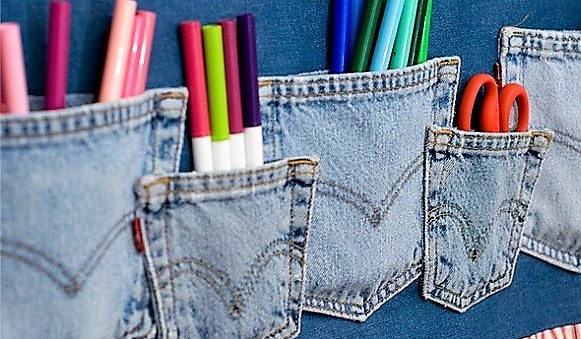 Faire un vide poche en jean, des idées, des modèles