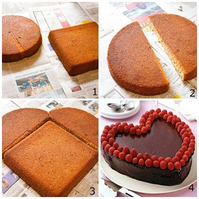 Astuces pour faire des gâteaux en forme de coeur