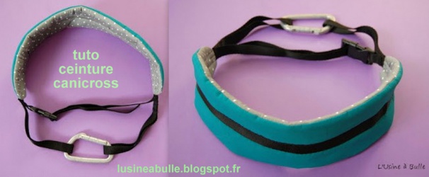 Tutoriel faire une ceinture canicross