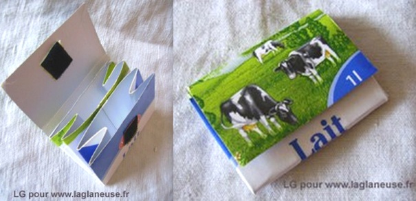 Tutoriels faire un porte monnaie en brique alimentaire