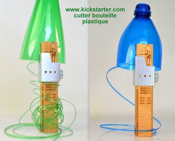 Le cutter qui transforme les bouteilles plastique en ficelle
