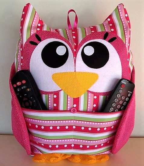 Faire un coussin hibou télécommande