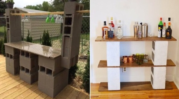 Quoi faire avec des parpaings, idées déco et bricolage