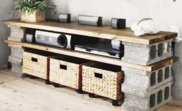 Quoi faire avec des parpaings, idées déco et bricolage