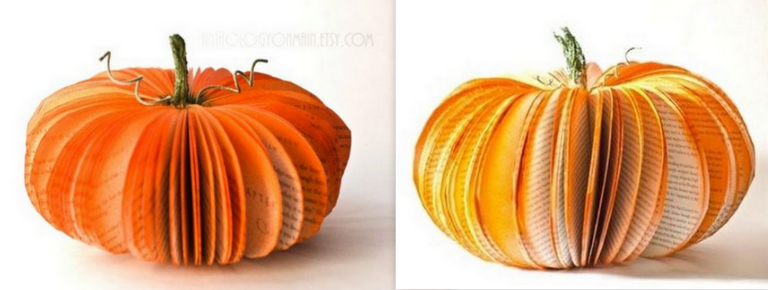 Tutoriels citrouilles en papier