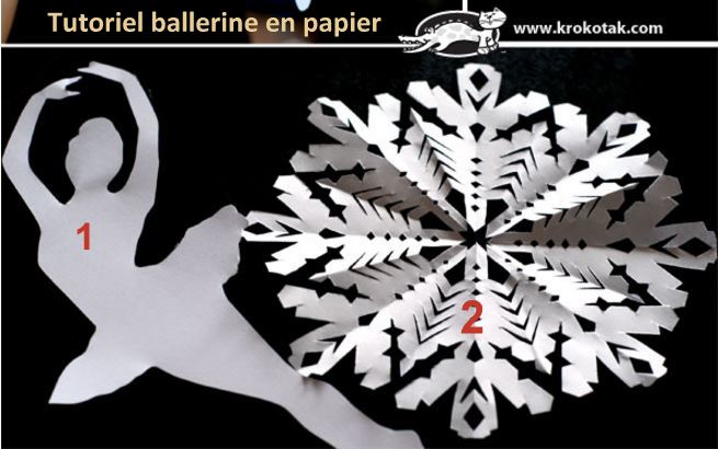 Faire une ballerine en papier, tutoriel