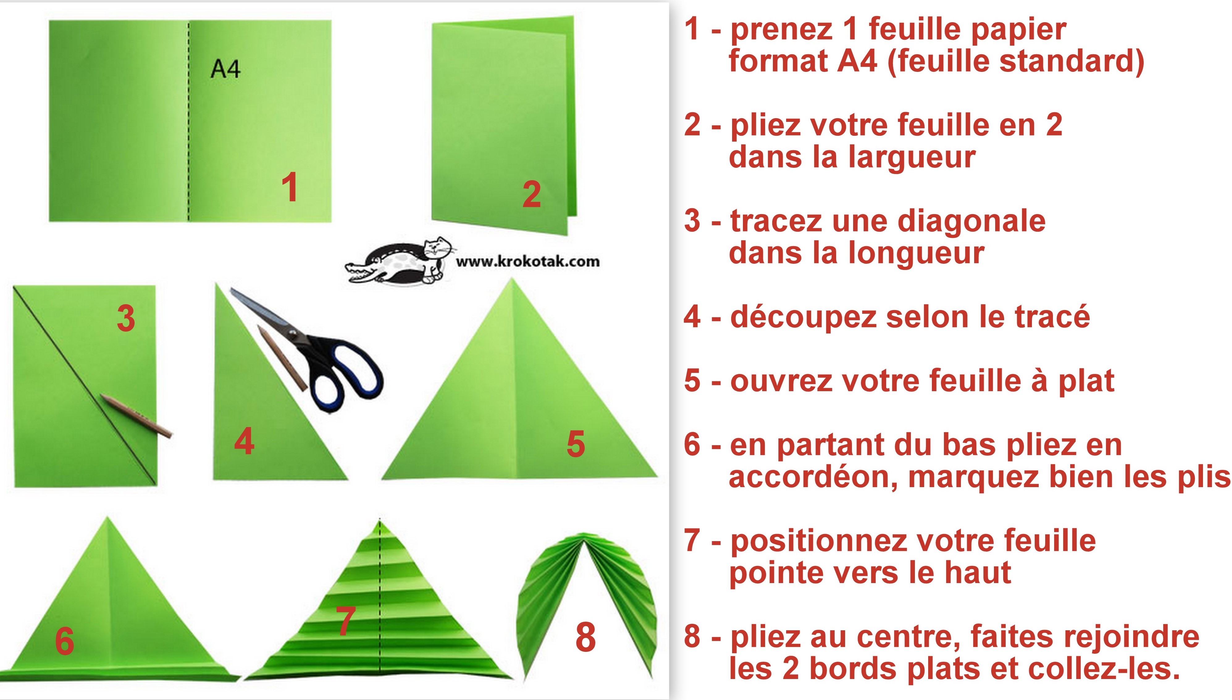 Tutoriels pliages feuilles d'automne