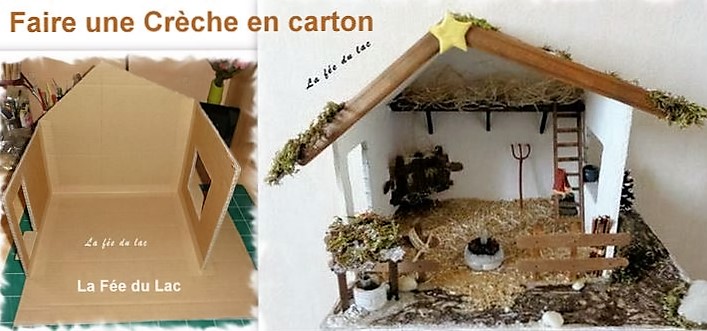 Faire une crèche de Noël, des modèles, des tutos