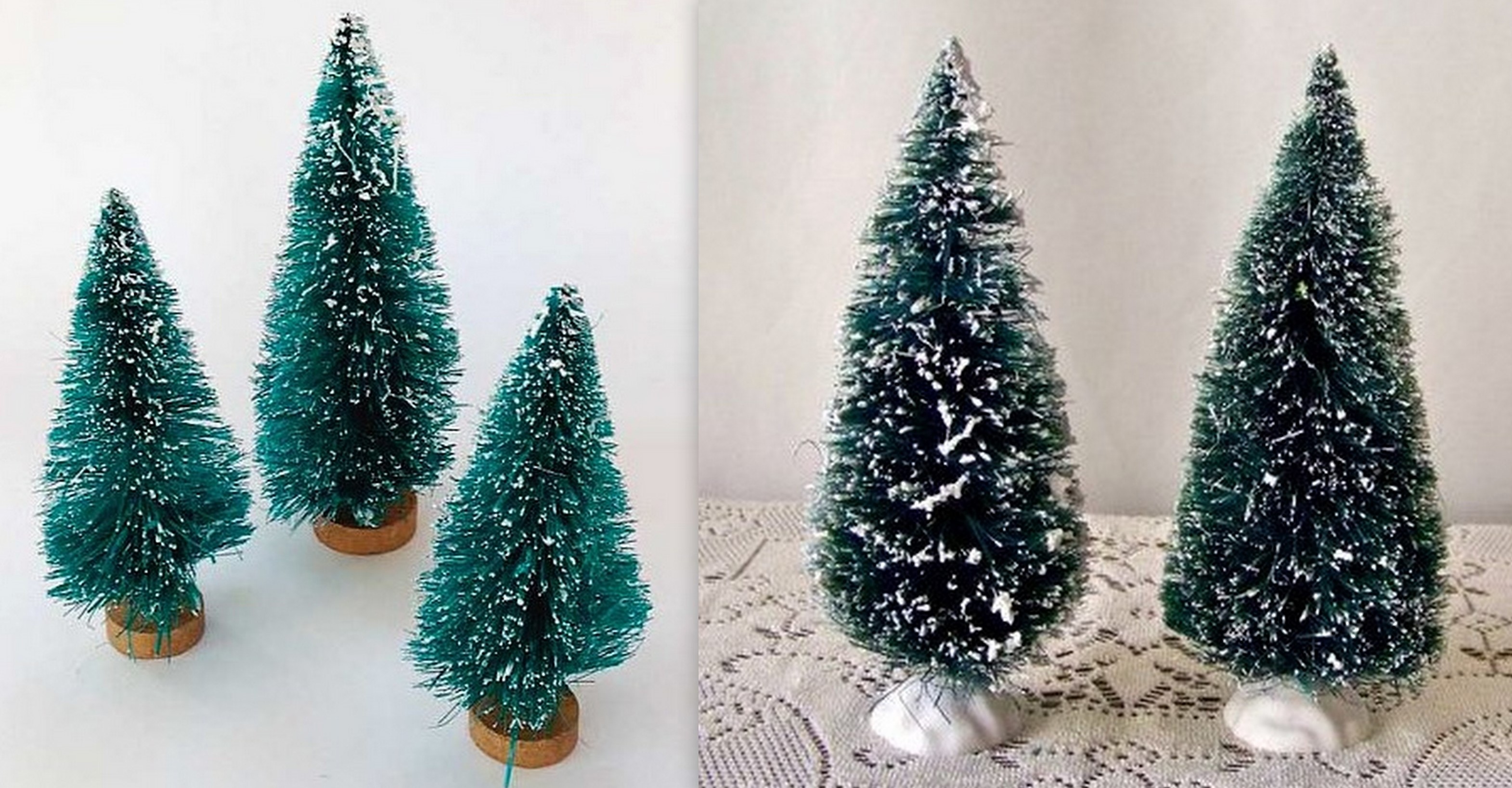 Astuce pour faire de petits sapins de Noël