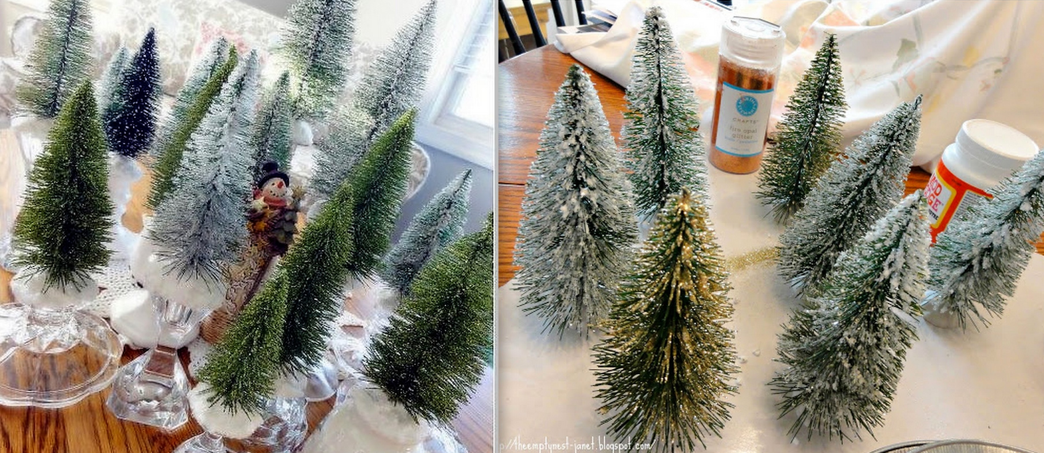 Astuce pour faire de petits sapins de Noël