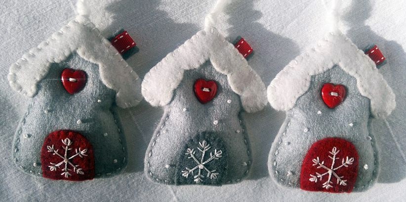 Modèles décorations Noël en feutrine