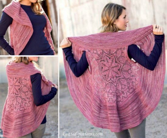 Faire un gilet circulaire en laine ou une veste mandala au crochet