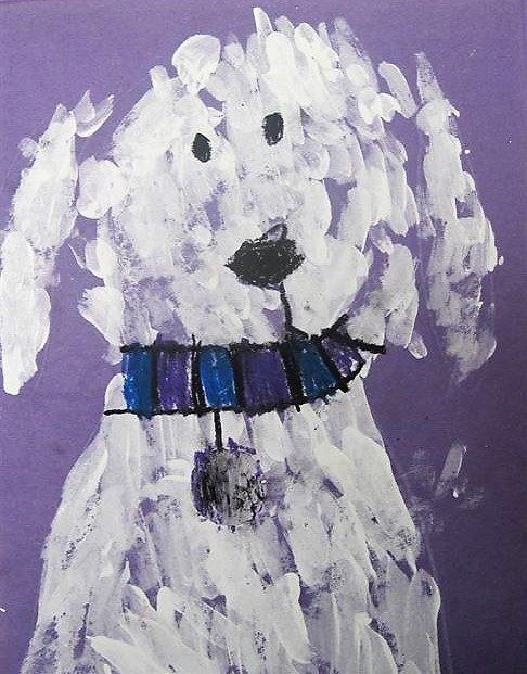 Dessins peintures chiens