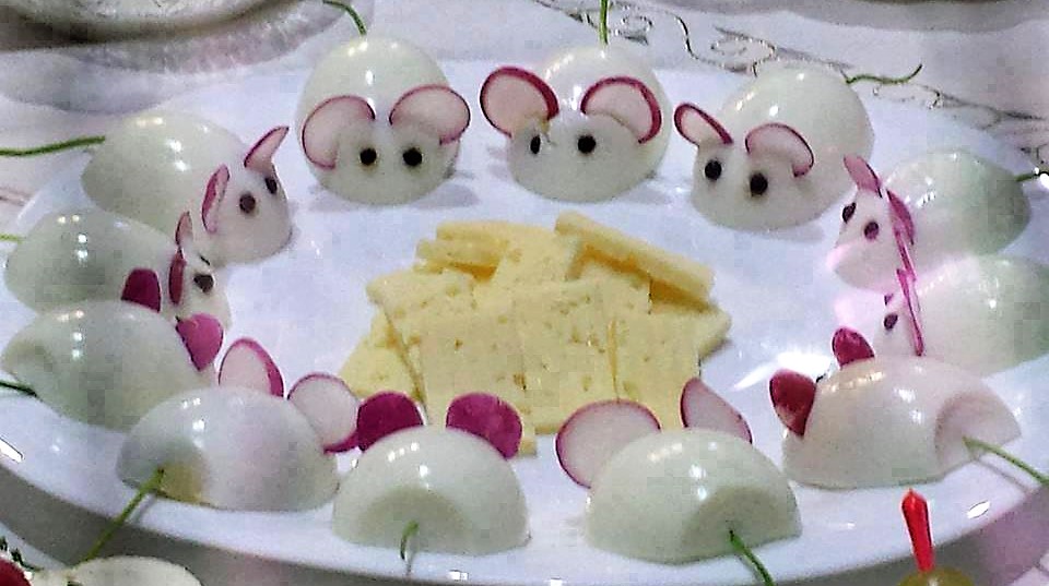 Idées décorations oeufs durs