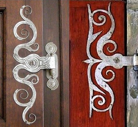 Superbes charnières décoratives