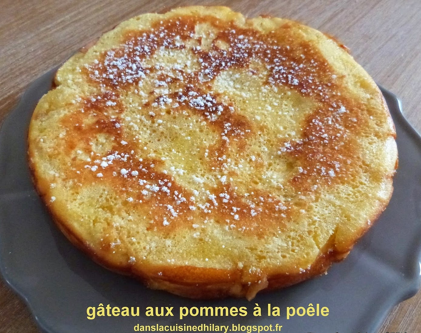 Recettes gâteaux aux pommes à la poêle