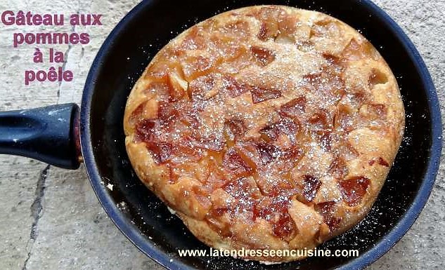 Recettes gâteaux aux pommes à la poêle