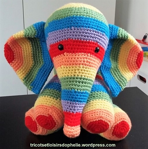 Faire un éléphant au crochet, tutos et modèles