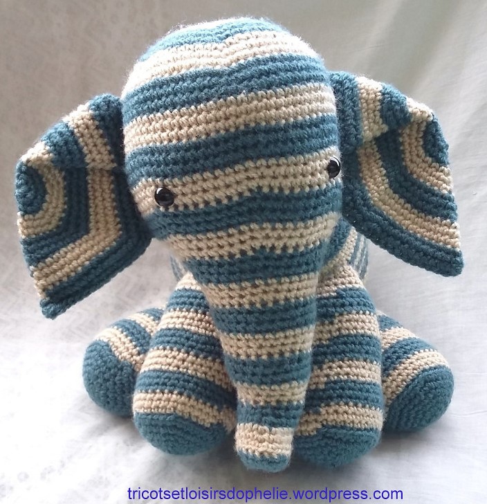 Faire un éléphant au crochet, tutos et modèles