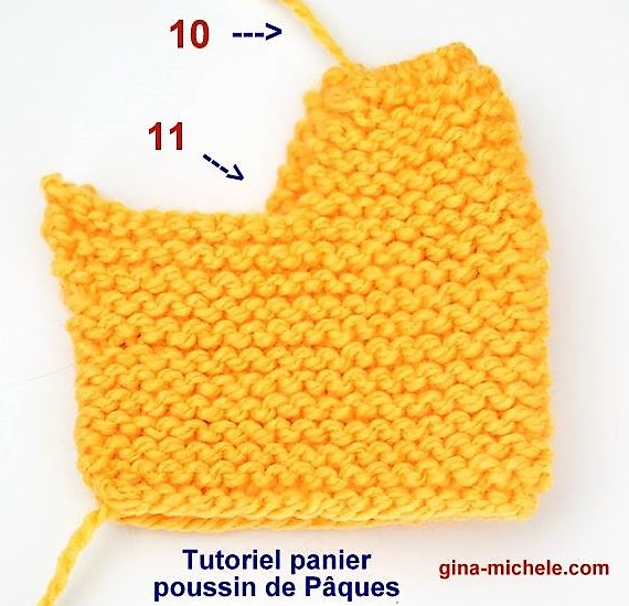 TUTO corbeille poussin de Pâques au tricot