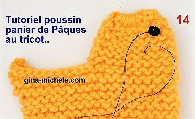 TUTO corbeille poussin de Pâques au tricot