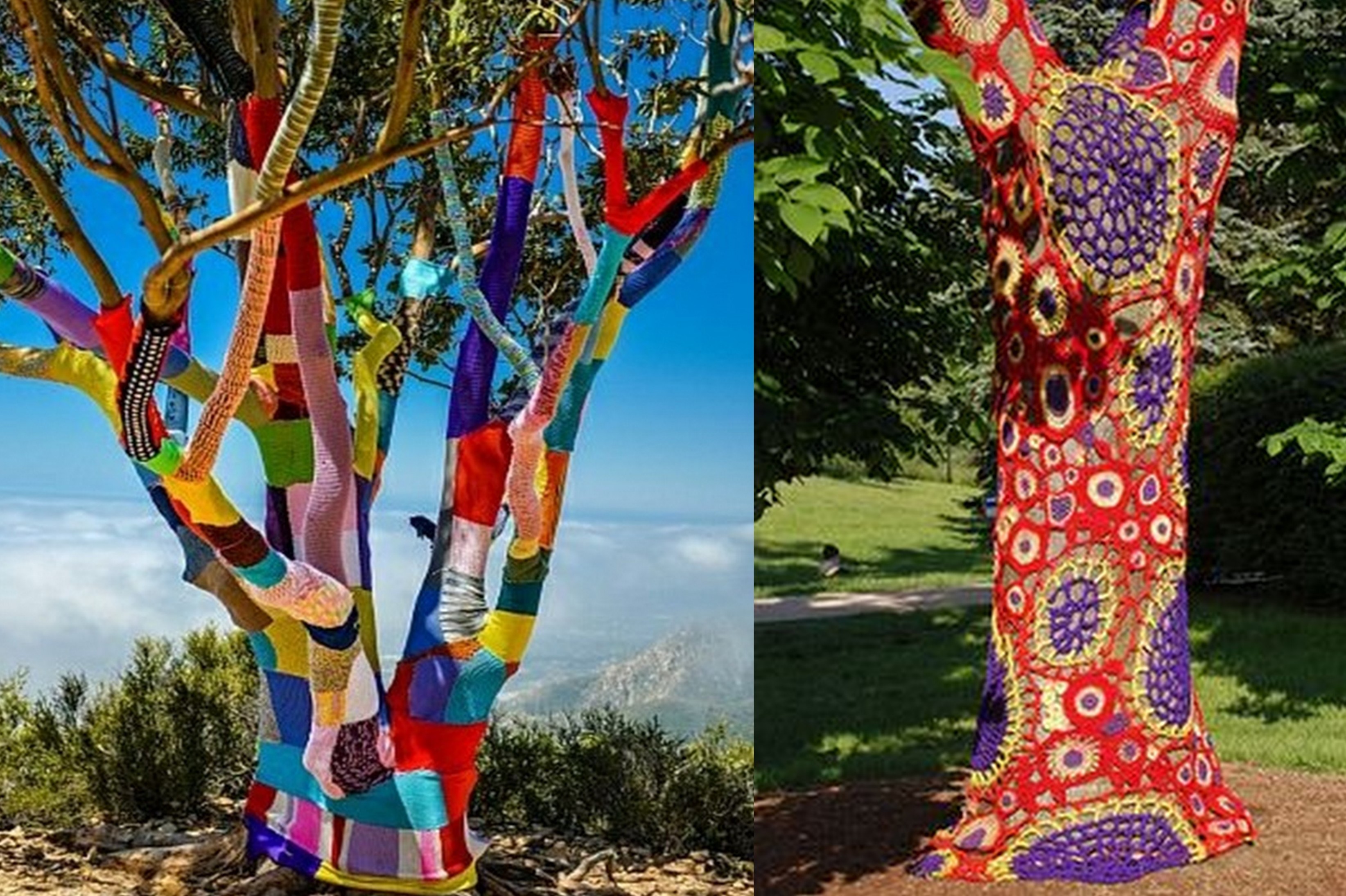 Art insolite : la folie du tricot !
