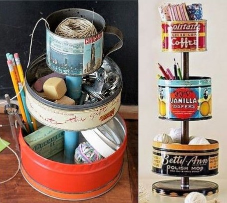 Recycler vos boîtes de conserve, idées déco