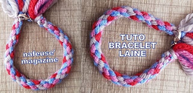 TUTO tresser un bracelet en laine