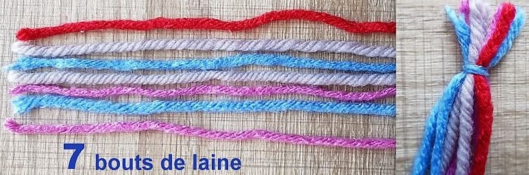 TUTO tresser un bracelet en laine