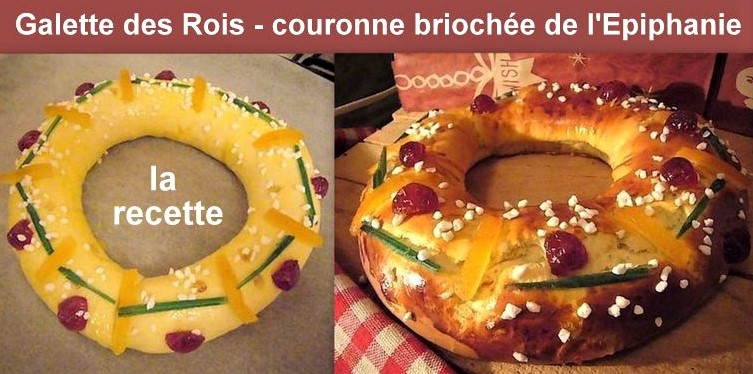 Recette : couronne briochée de l'épiphanie !