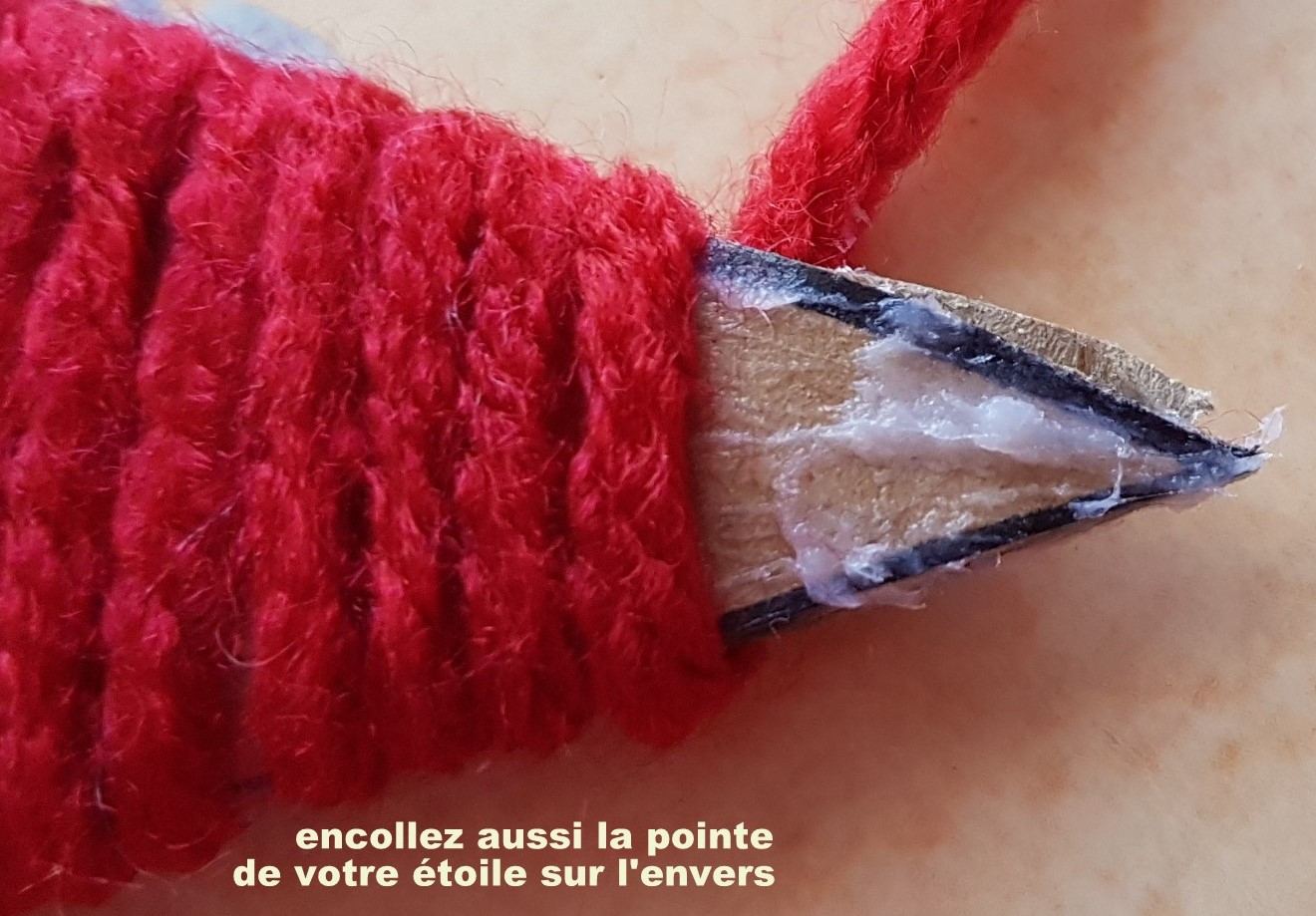 TUTO étoile de Noël en carton laine TUTO étoile de Noël en carton laine