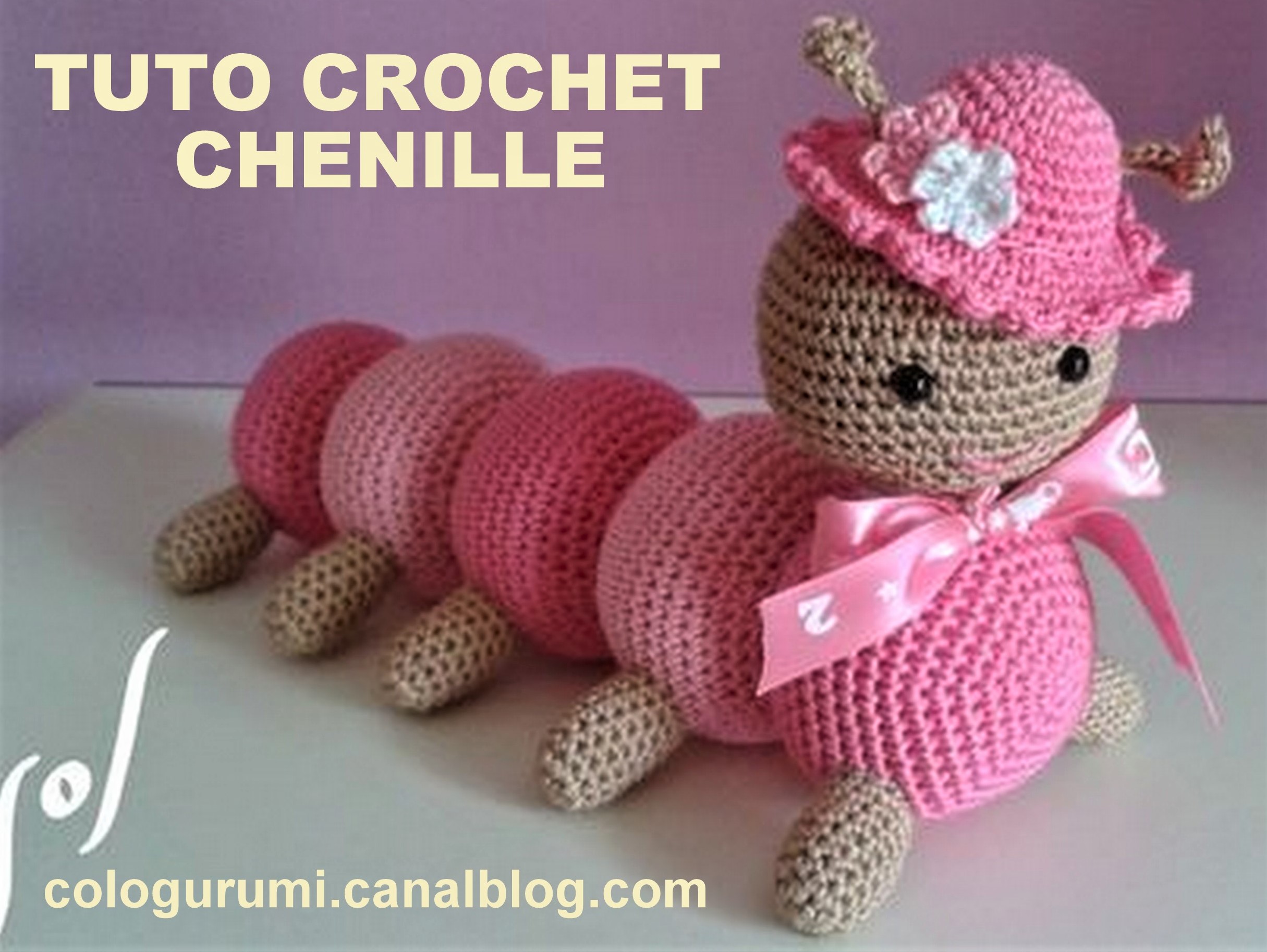 TUTO chenille au crochet