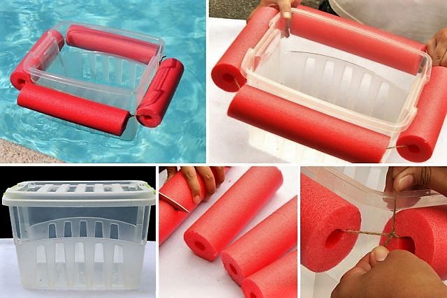 Astuces pour nouilles de piscine ou boudins en mousse