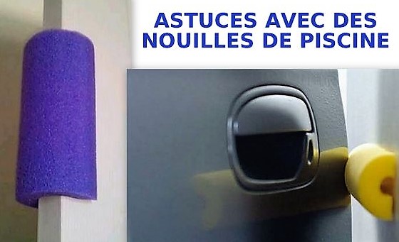 Astuces pour nouilles de piscine ou boudins en mousse