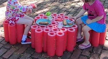 Astuces pour nouilles de piscine ou boudins en mousse Astuces pour nouilles de piscine ou boudins en mousse