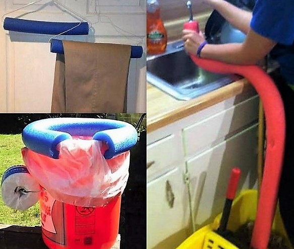 Astuces pour nouilles de piscine ou boudins en mousse Astuces pour nouilles de piscine ou boudins en mousse