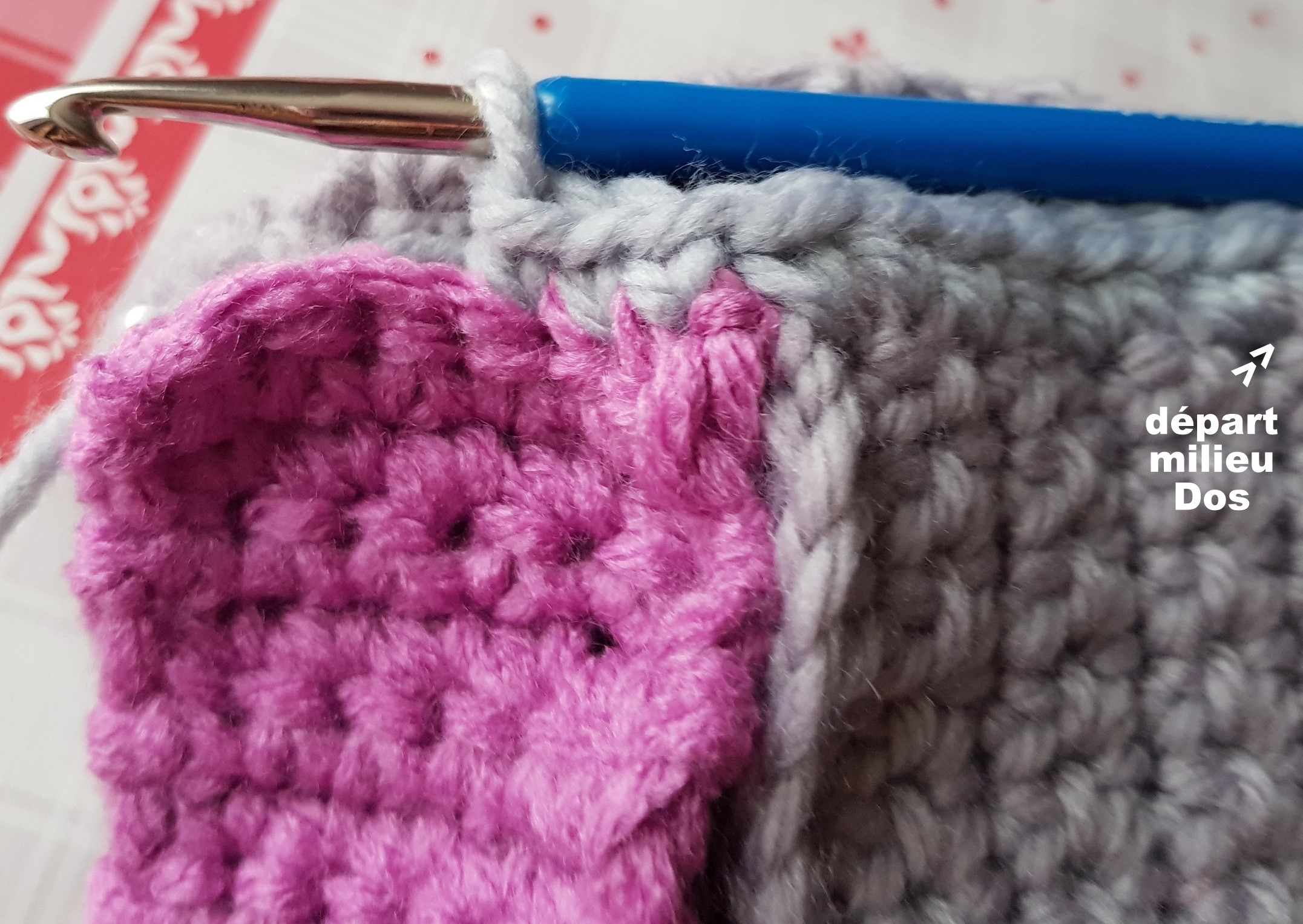 Tutoriel sac trousse maquillage au crochet